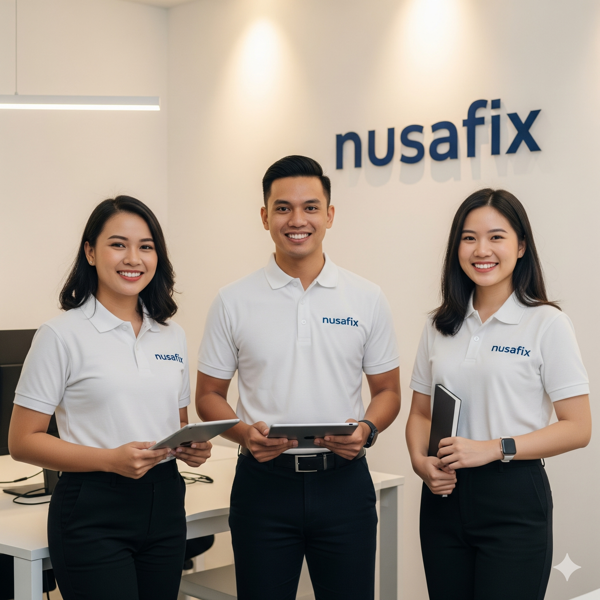 Tim Nusafix sebagai mitra digital bisnis Indonesia